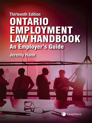 cover image of Ontario Employment Law Handbook